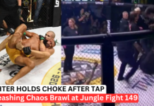 Jungle Fight 149 Brawl: Fighter Refuses To Release Choke, Sparks Cage Chaos After Submission Win Jungle Fight 149 Brawl: Fighter Refuses To Release Choke, Sparks Cage Chaos After Submission Win