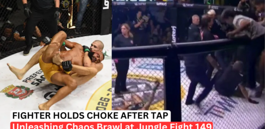 Jungle Fight 149 Brawl: Fighter Refuses To Release Choke, Sparks Cage Chaos After Submission Win