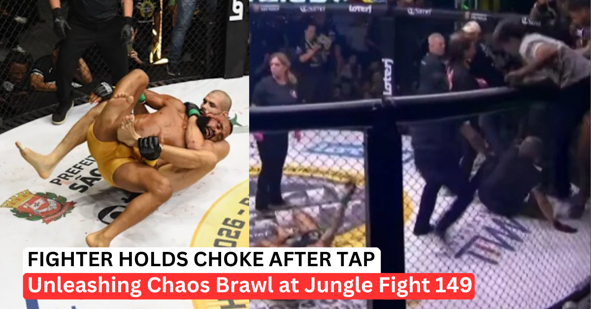 Jungle Fight 149 Brawl: Fighter Refuses To Release Choke, Sparks Cage Chaos After Submission Win — BJJ World