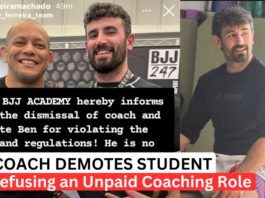 BJJ Coach Demotes Student For Refusing Unpaid Coaching Role