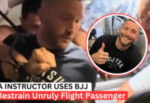 BJJ Restrains Flight Passenger: MMA Instructor Uses Grappling To handle Unruly Passenger BJJ Restrains Flight Passenger: MMA Instructor Uses Grappling To handle Unruly Passenger