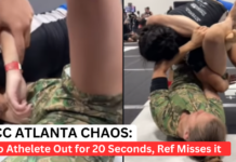ADCC Atlanta Open Competitor Passed Out:15-Year-Old Goes Out Mid-Match, Referee Fails To Intervene ADCC Atlanta Open Competitor Passed Out:15-Year-Old Goes Out Mid-Match, Referee Fails To Intervene