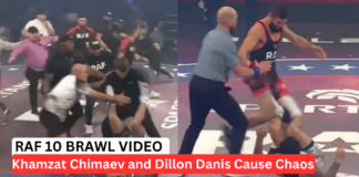 Massive RAF 10 Brawl Erupts After Khamzat Chimaev Submits Dillon Danis
