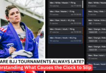 Why Does Your Tournament Start Three Hours Late? Inside BJJ Tournament Schedule Delays Why Does Your Tournament Start Three Hours Late? Inside BJJ Tournament Schedule Delays