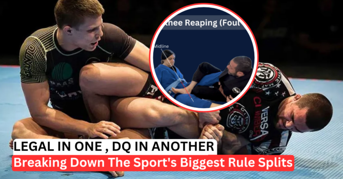 bjj-heel-hook-knee-reaping-rules BJJ Heel Hook Knee Reaping Rules: Legal In One Promotion, DQ In Another