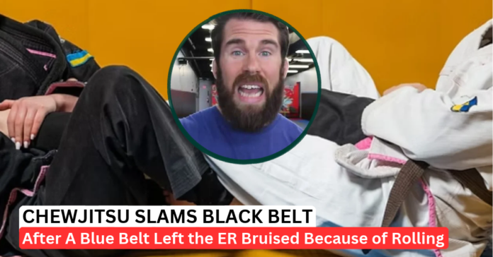black-belt-injures-smaller-female-blue-belt Black Belt Injures Smaller Female Blue Belt: Chewjitsu Says It 'Shouldn't Happen'